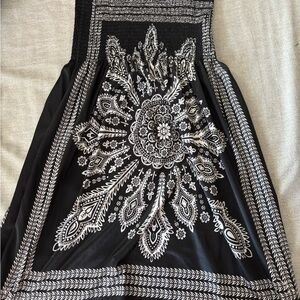 VENUS Black and White Mini Dress